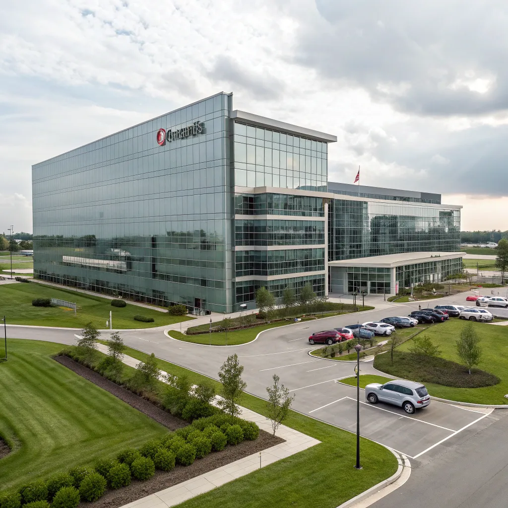 Modern office building representing ORENTHIX corporate headquarters